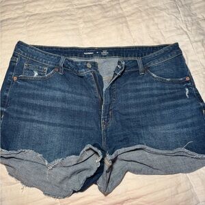 Old Navy Women's Distressed Blue Jean Shorts